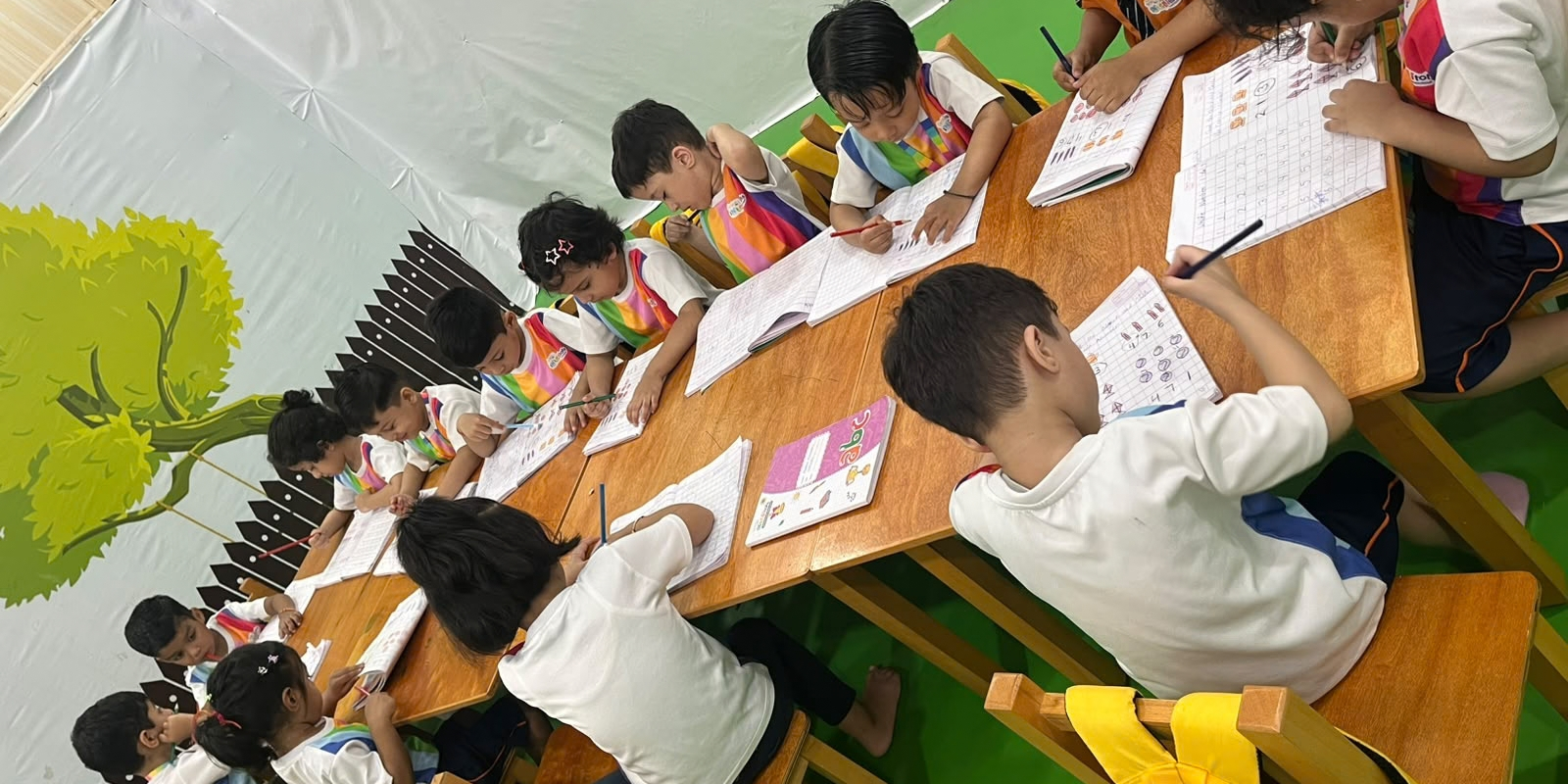 Pre-Primary 2 (UKG) students learning at First Cry Noida, Sector 51
