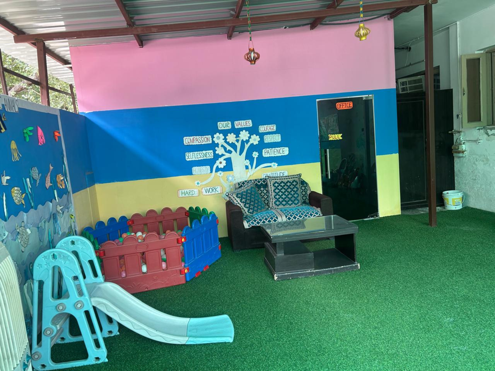 Slide background